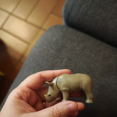 Playmobil Bébé rhinocéros foncé